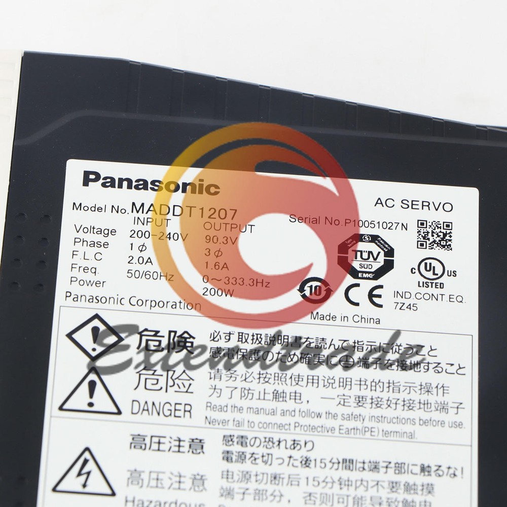 ONE Panasonic MADDT1207 AC Servo Driver New