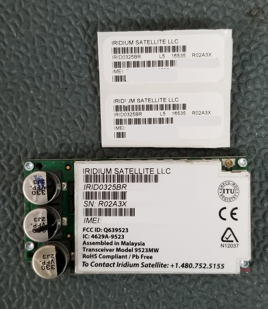 Iridium Core 9523 Module Transceiver SBD Voice Data Module, IRID0325BR