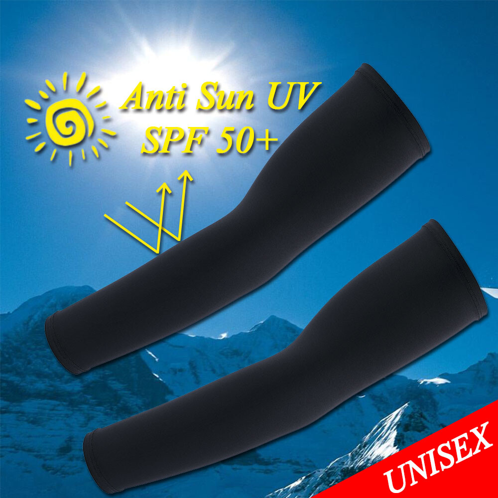UV Sun Protection Arm Sleeves for Men & Women Sports Compression Cooling Sleeve
