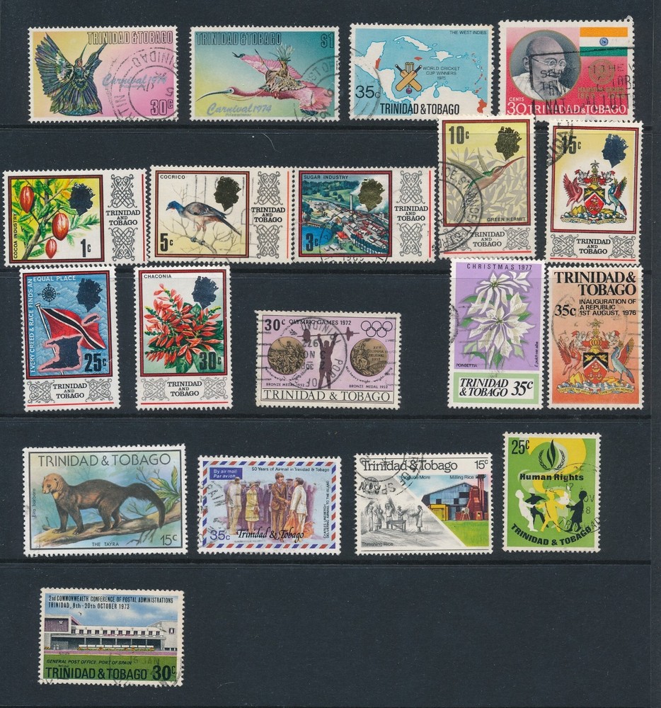 TRINIDAD, MAURITIUS & SIERRA LEONE, 65+ DIFF MH & USED
