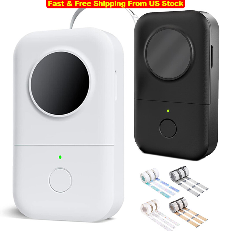 Phomemo D30 Label Maker Machine Portable Bluetooth Mini Thermal Printer + Label
