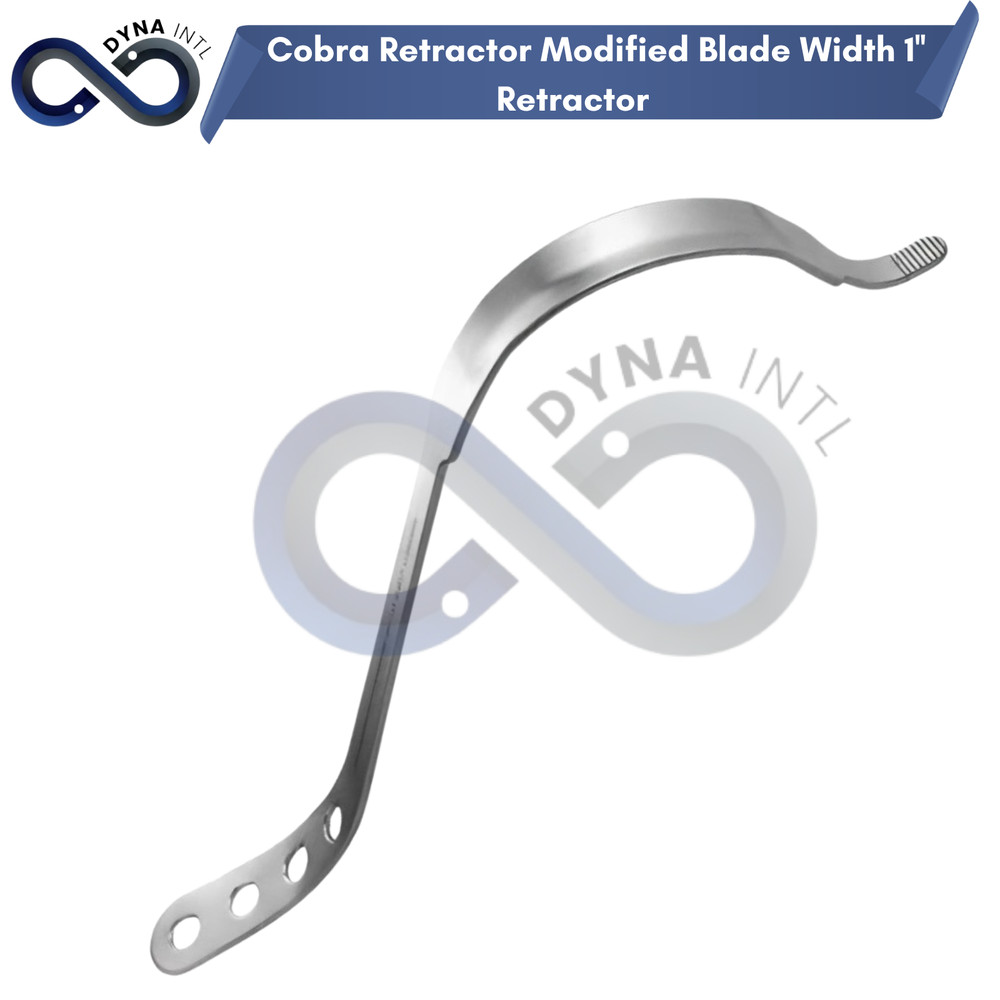 Cobra Retractor Modified Blade Width 1'' Retractor Hip Arthroplasty Instruments