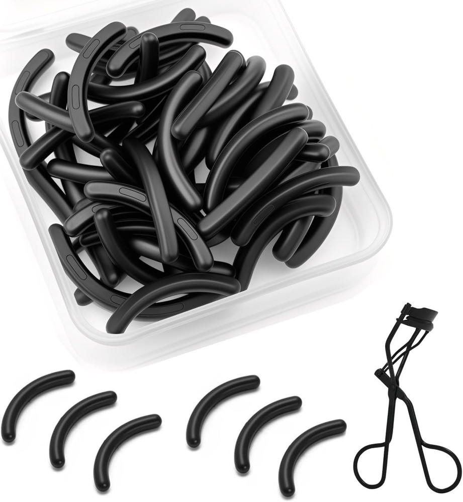 36Pack Compatible with Amazon Basics Eyelash Curler Refills,Silicone Rubber Eyel