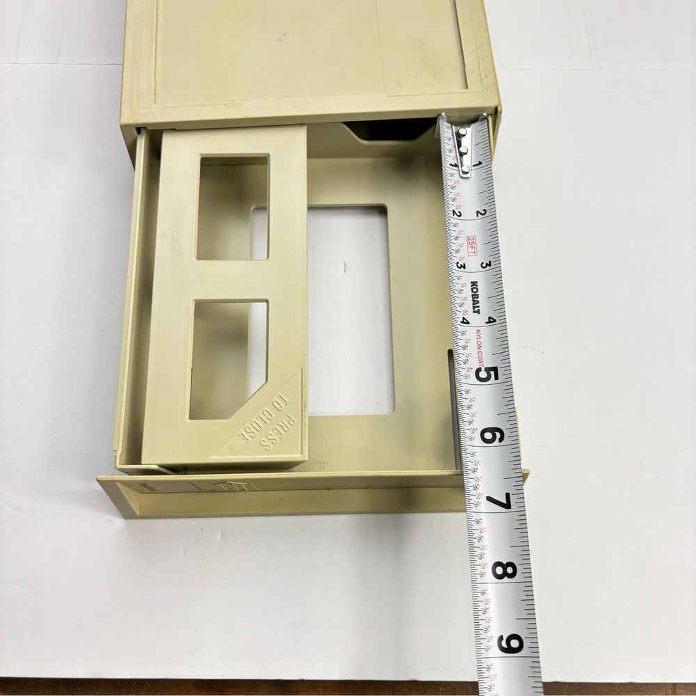 VTG DISKBANK 2 Floppy disk 5.25 Storage Detachable Customizable Case Stackable