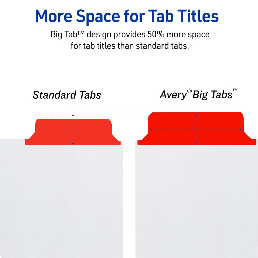 Write & Erase set Set 5 Tab assorted colors binder stationery