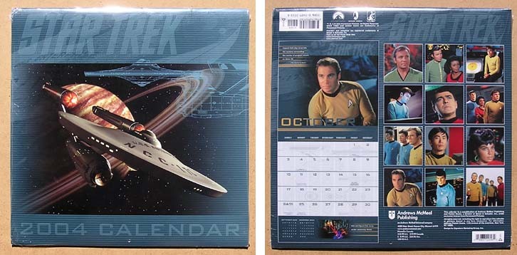 Star Trek Classic 2004 Calendar