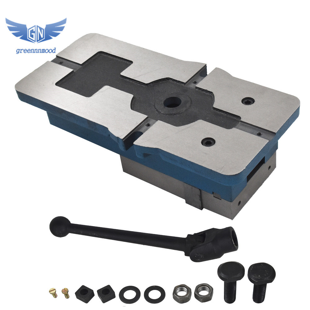 4" Lockdown CNC Milling Machine Vise Clamping Vice Precision Without Base