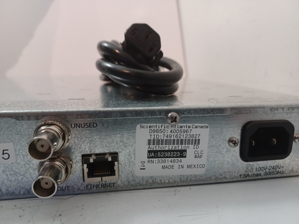 Cisco Scientific Atlanta D9850 PowerVu Program Reciever / Video Decoder USED