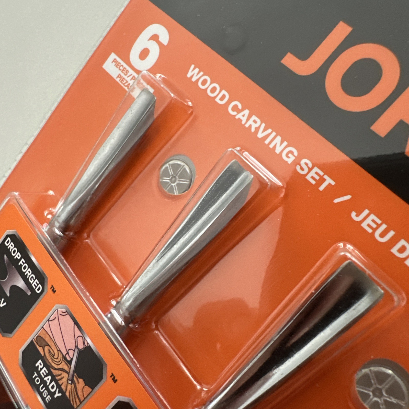 Jorgensen Wood Carving Tools 6 Pc Basic Wood Carving Set Acetate Handle - New