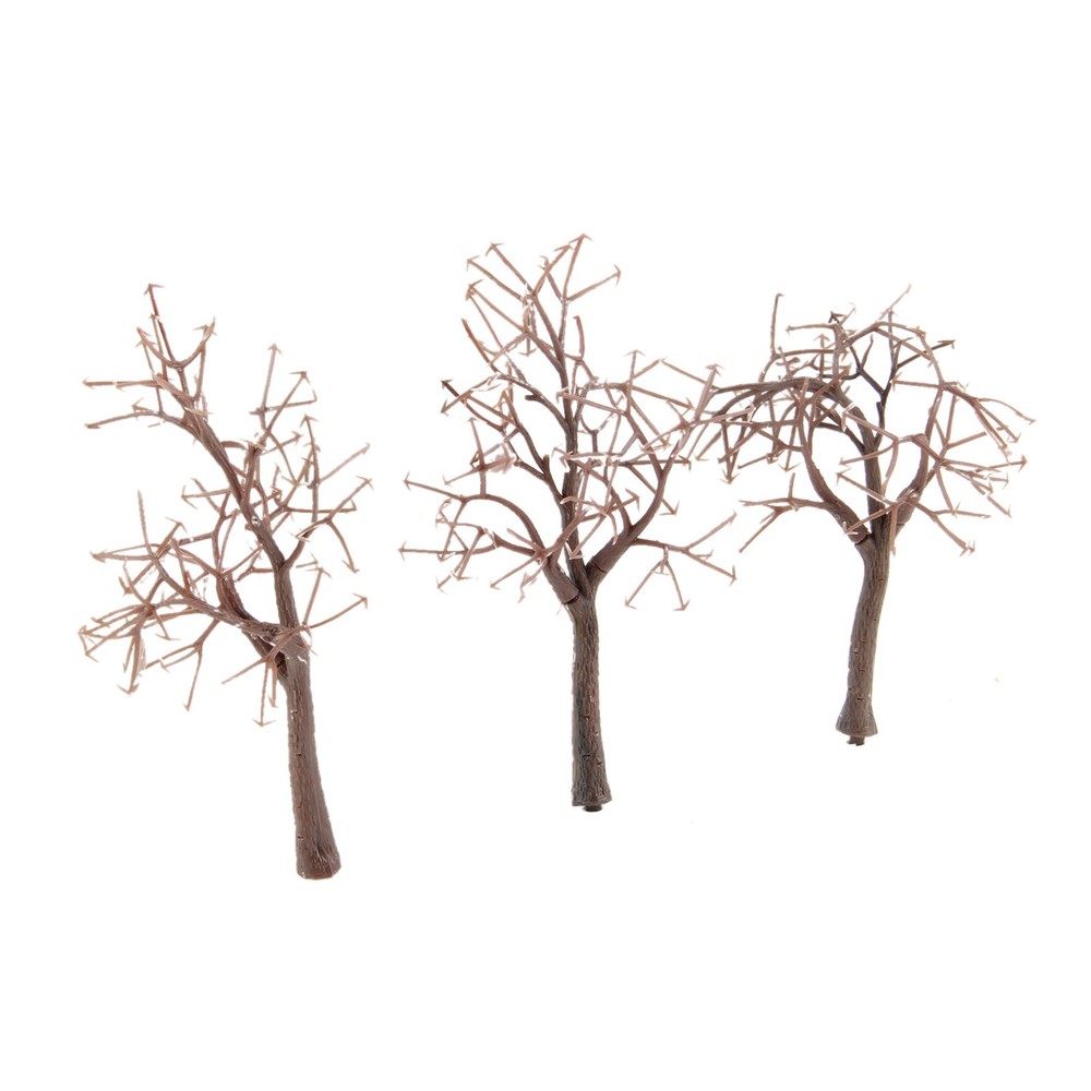 10Pcs Bare Trunk trees Model Train Model Trees Railway Scenery HO OO Scale 120mm