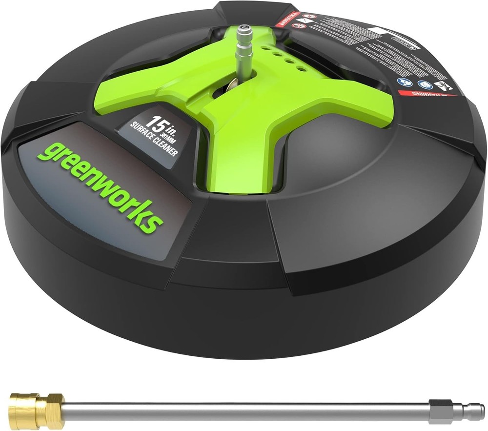 Versatile 15" Surface Cleaner - High Pressure Cleaning for Decks & Sidewalks