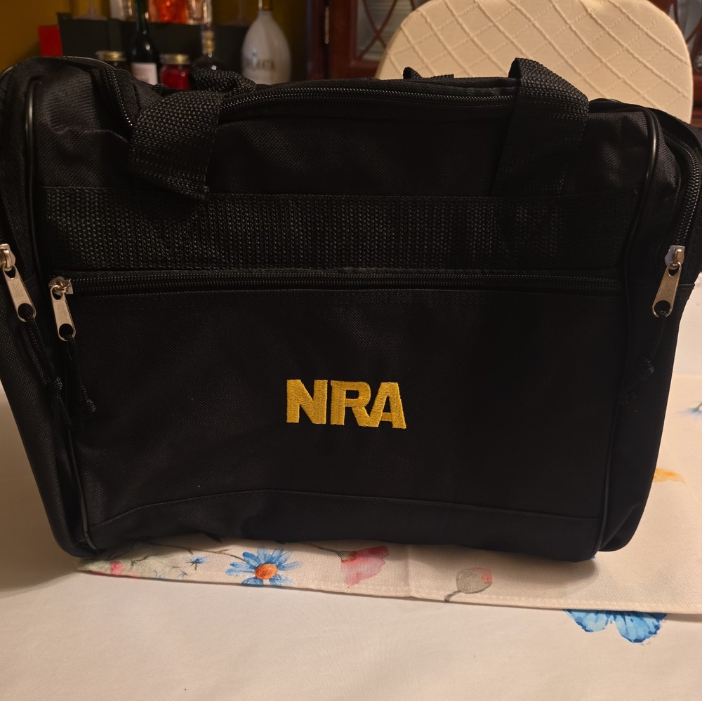 NRA Duffle/Gym Bag Tote w/Adjustable Shoulder Strap