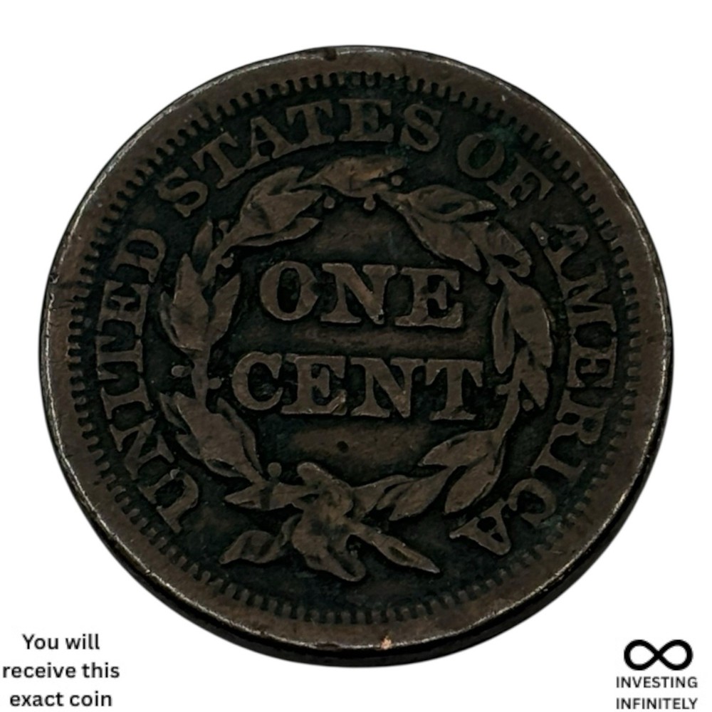 1846 Small Date Large Cent X-1721