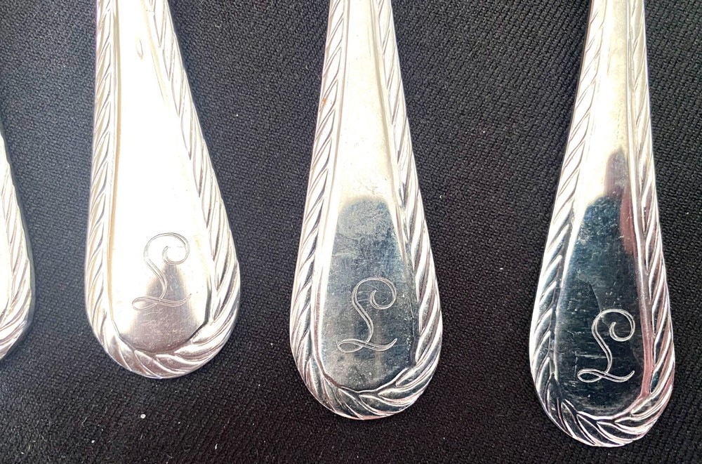7 Cambridge stainless Flatware extra Serving pieces- Used