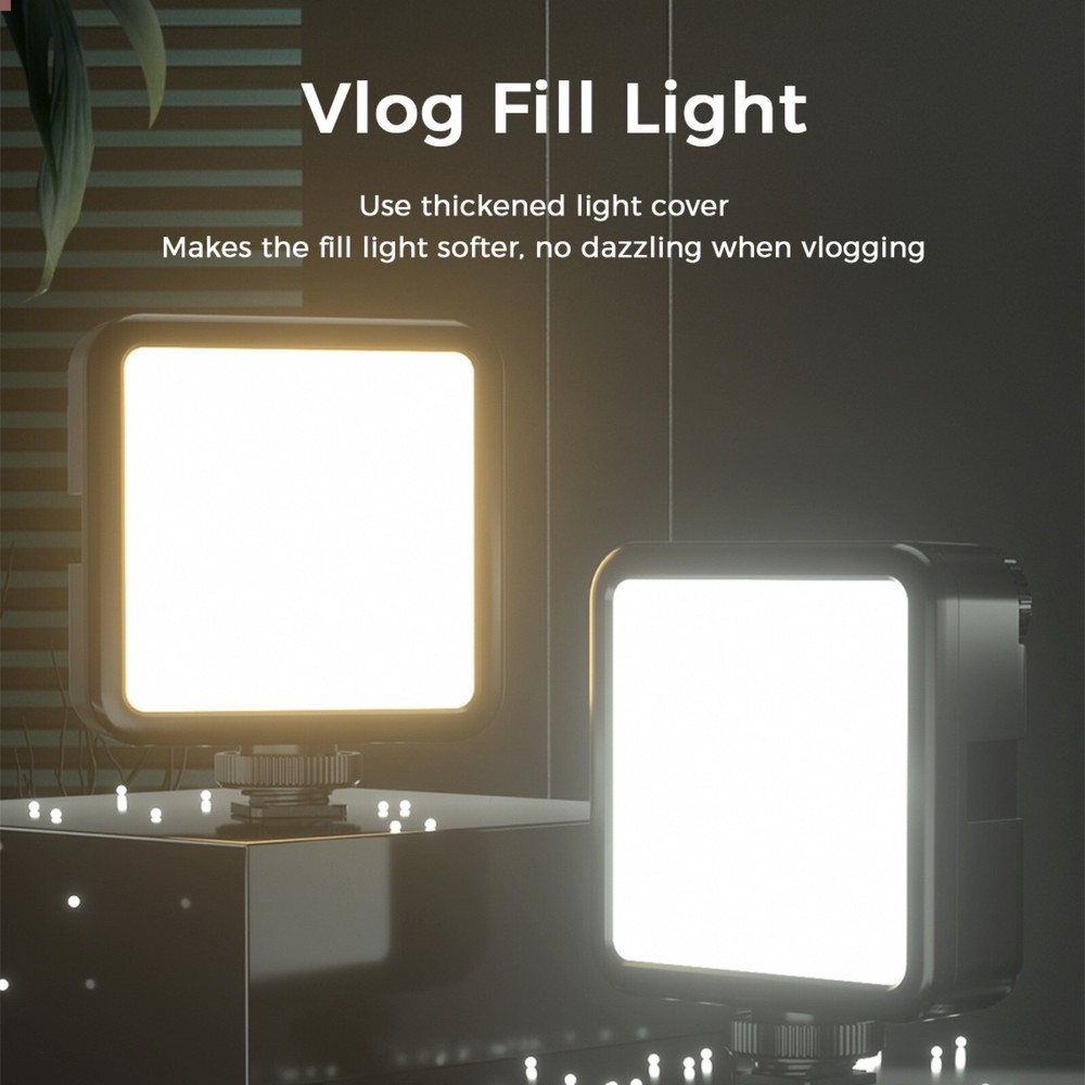 Ulanzi VIJIM VL81 Mini LED Video Light Studio Lighting Soft Diffuser Vlog Light