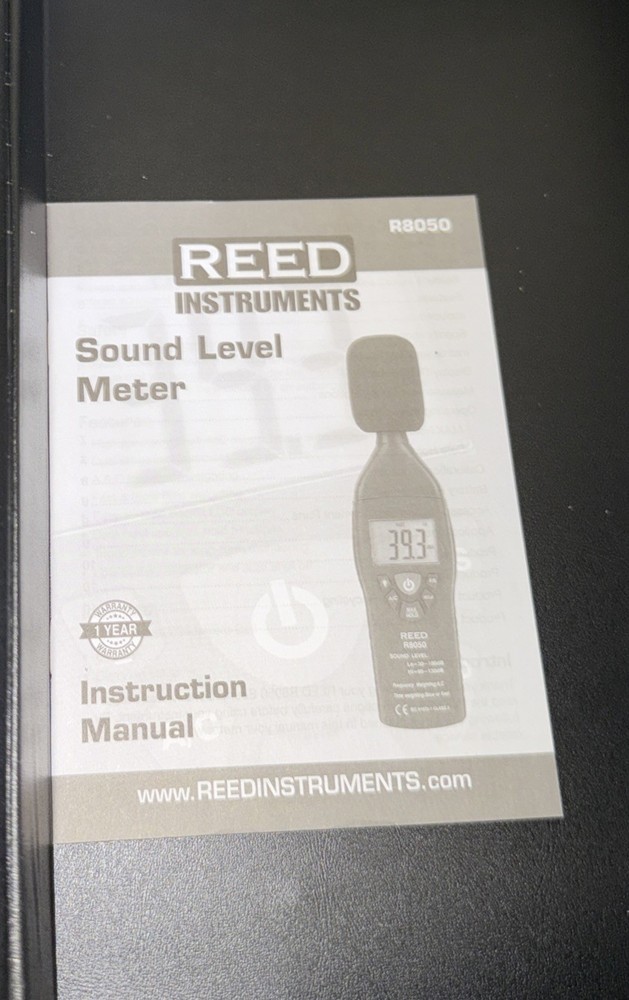 Reed Instruments R8050 Type 2 Sound Level Meter