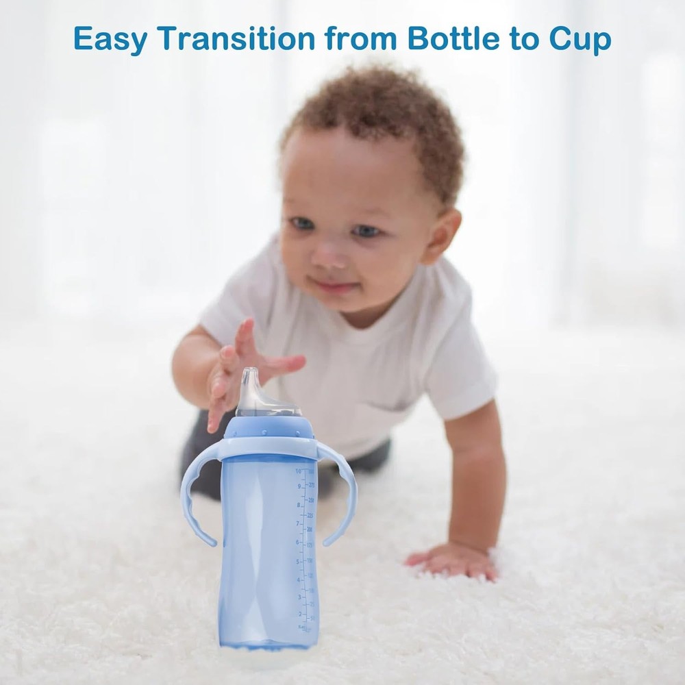 8Pack Replacement Silicone Spout Compatible with NUK, Soft Spout Replacement for