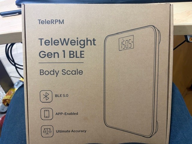 TeleRPM Body Weight Scale GBS‑2012‑B – Bluetooth Smart Digital Scale