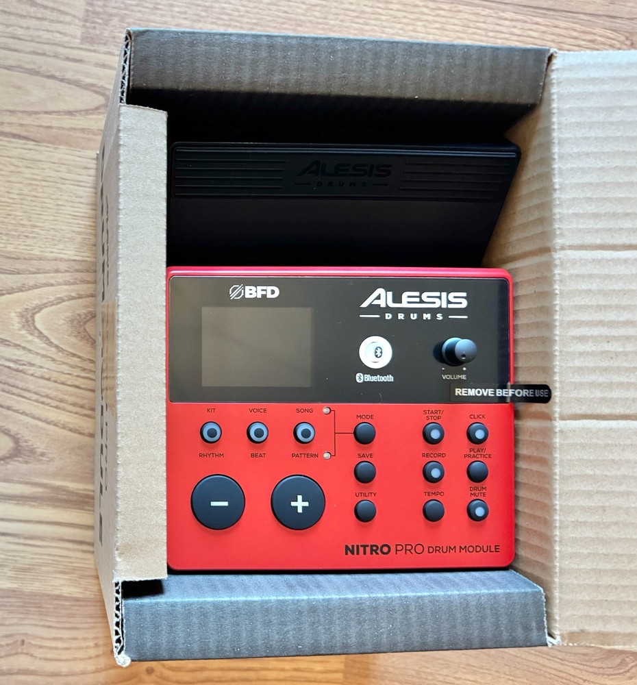 NEW Alesis Nitro PRO Drum Module w Cable Snake/Power Adapter - Machine Brain