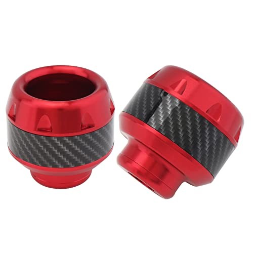 4pcs Universal Fork Frame Sliders Crash Protectors Wheel Crash Protector Red
