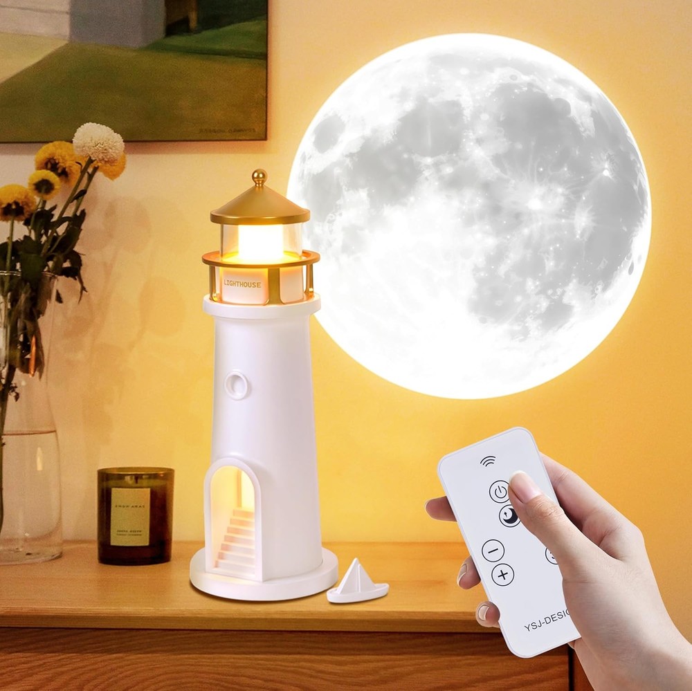 Moon Lamp Projector Night Lights with Remote Control