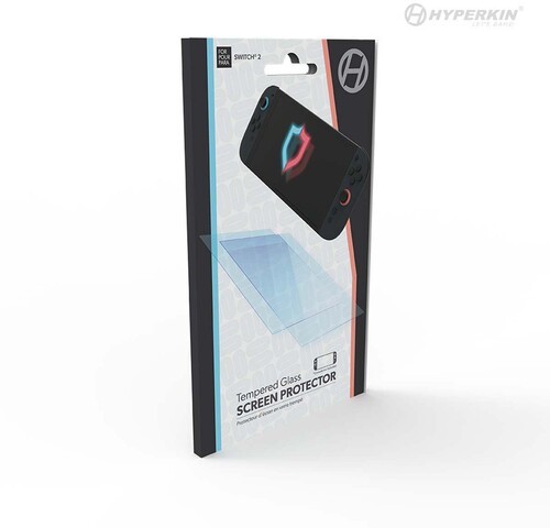 Switch 2 Accessory: Hyperkin Tempered Glass Screen Protector 2 Pack for Nintendo
