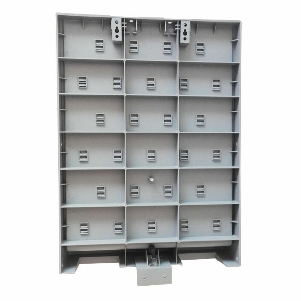 27 Pegs Laboratory Drying Rack Lab Draining Peg Board Rack Wall Mount PP