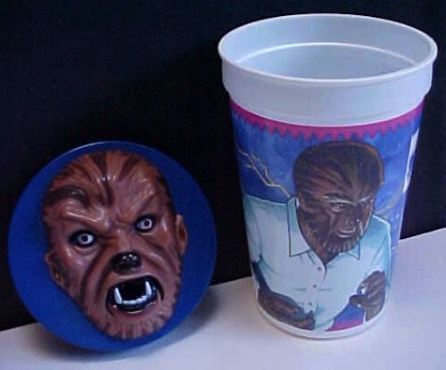 Universal Monsters Wolfman Cup Pizza Hut 1992