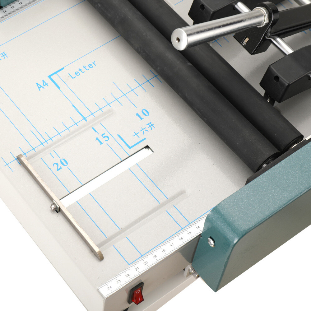 Automatic Booklet Maker Electric Binding Folding Machine Book Folding Machine US