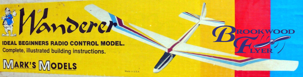 WANDERER PLAN + CONSTRUCTION & POWER POD ARTICLES for 72" RC Model Sailplane