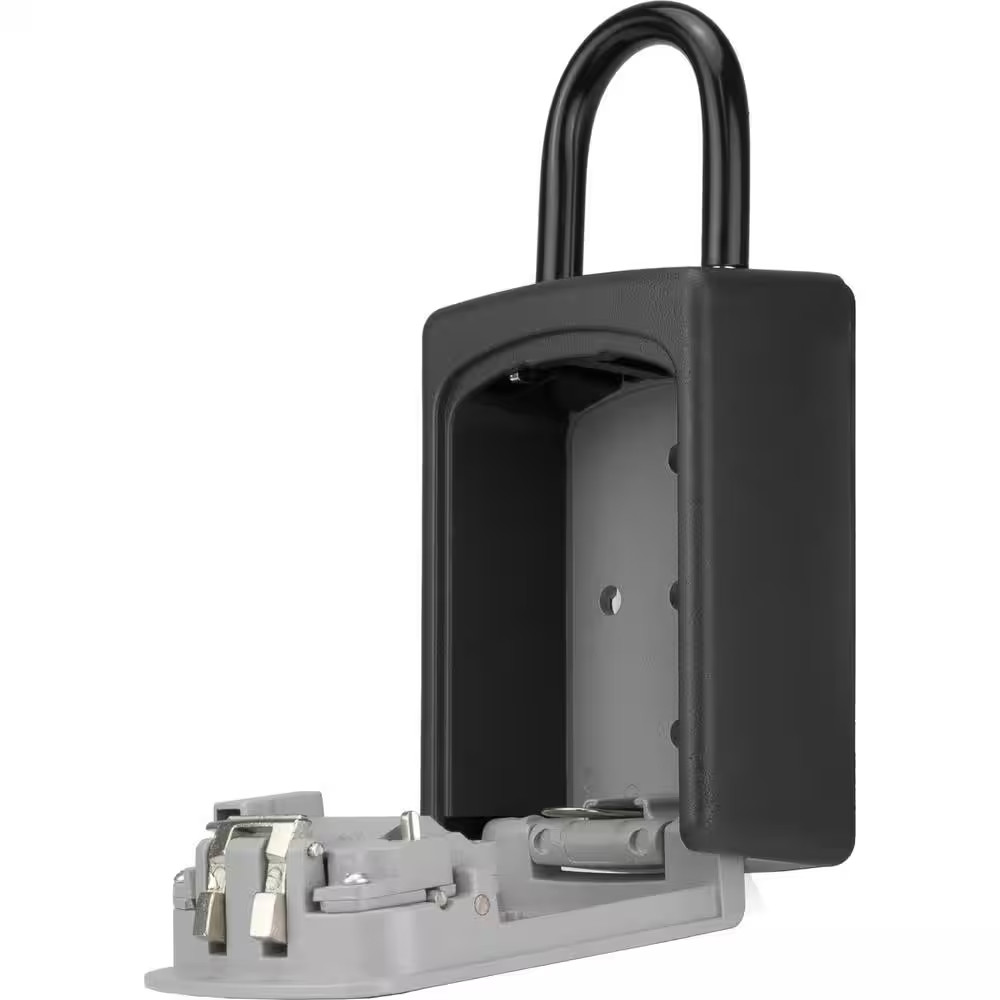 Combination Key Lock Box with Door Hanger and Wall Mount