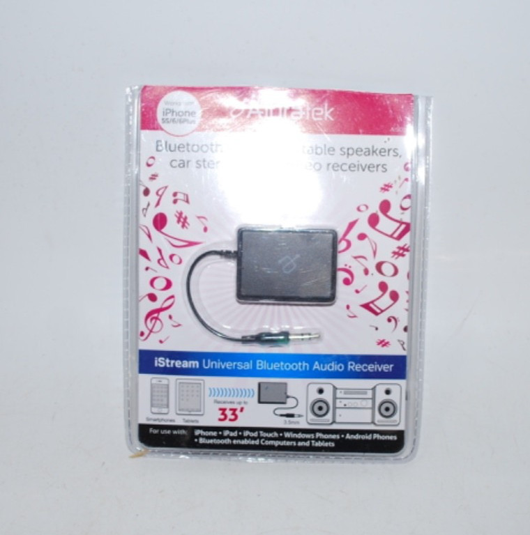 Aluratek Universal Bluetooth Audio Receiver ADB1B – Tested Works Great