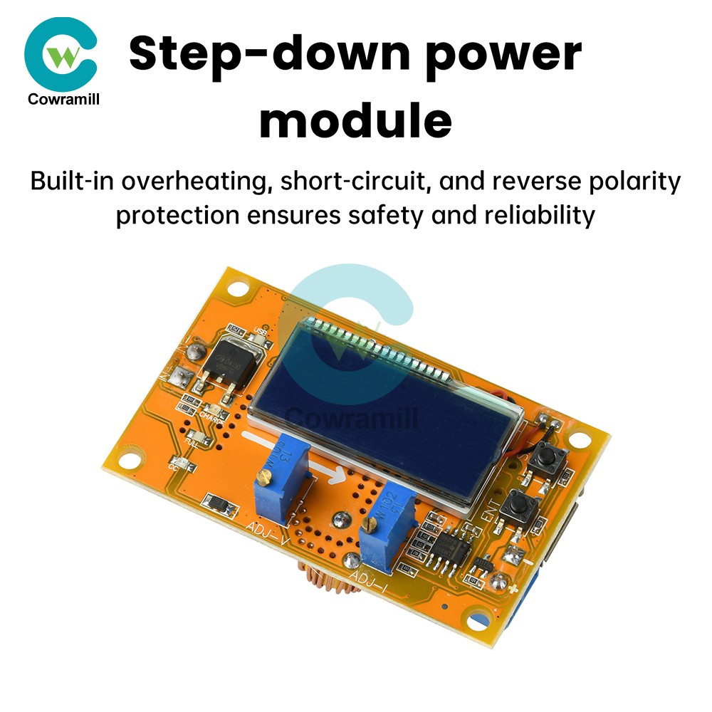 DC-DC 8V-36V to 1.25V-32V 4.2A DC Adjustable LCD Display Step-Down Power Module