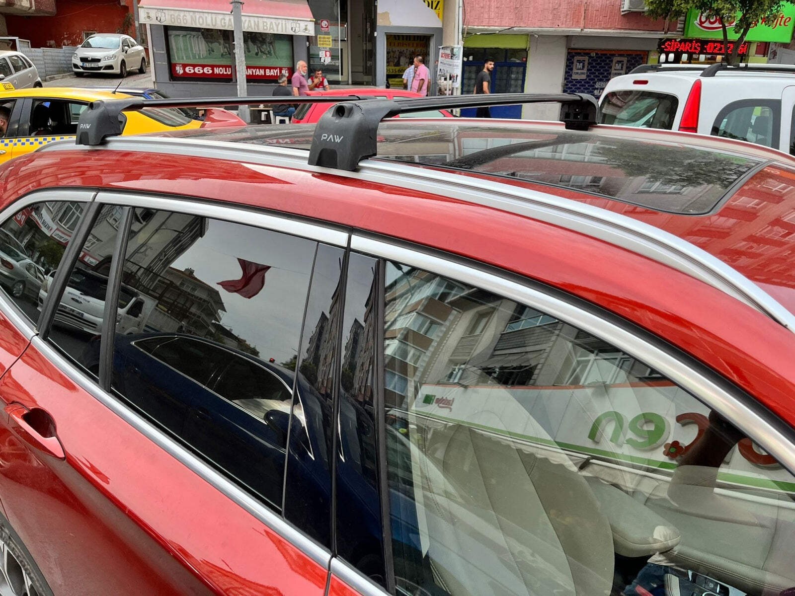 For MG ZS Hybrid+ 2022-2025 Roof Rack Cross bars to For Flush Roof Rails Black