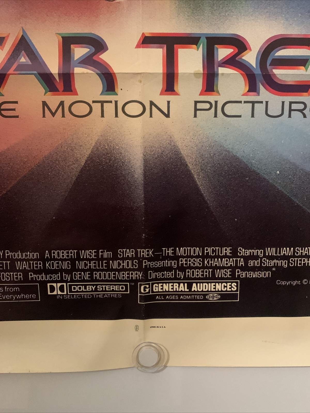 STAR TREK Original One Sheet Movie Poster 1979