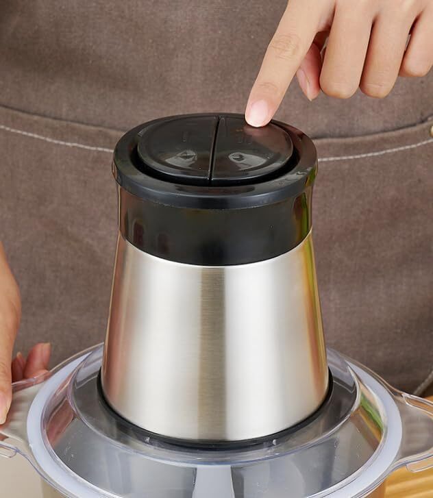 300W Electric Food Vege Chopper Food Processor Kitchen Meat Grinder Chopper 3L