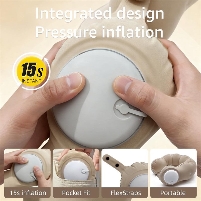 Adjustable Neck Rest Cloud Shaped Neck Support Road Trip 360-Degree Support