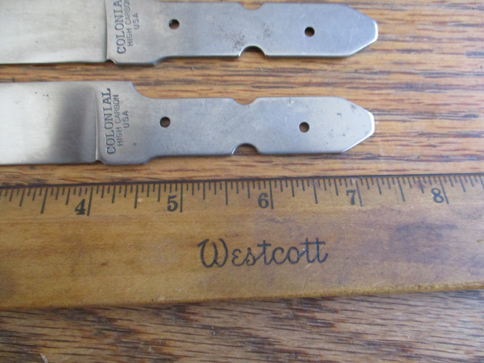 6 High Carbon Steel Knife Blade Blank Blank's NOS Colonial Knife USA