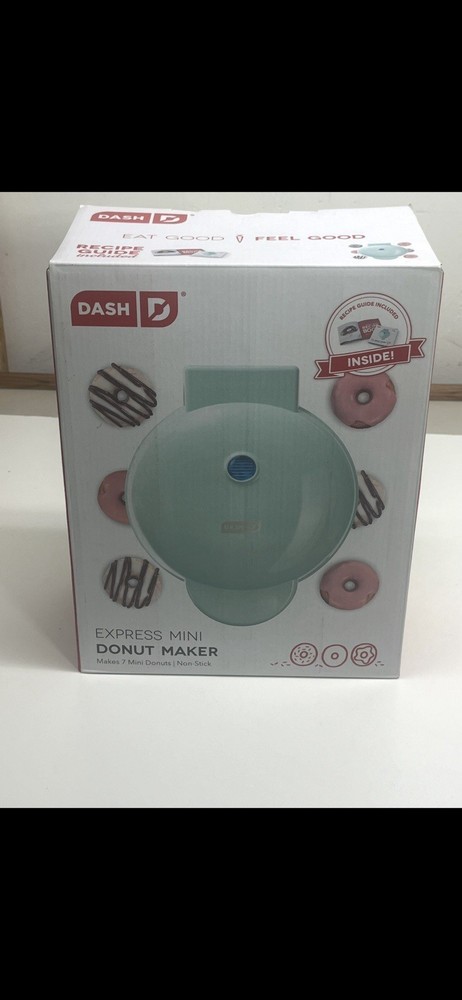 Dash Express Mini Donut Maker – Makes 7 Mini Donuts, Non-Stick