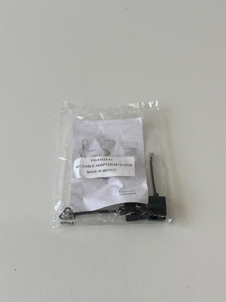 PP20: Plantronics 61639-01 KIT CABLE ADAPTER