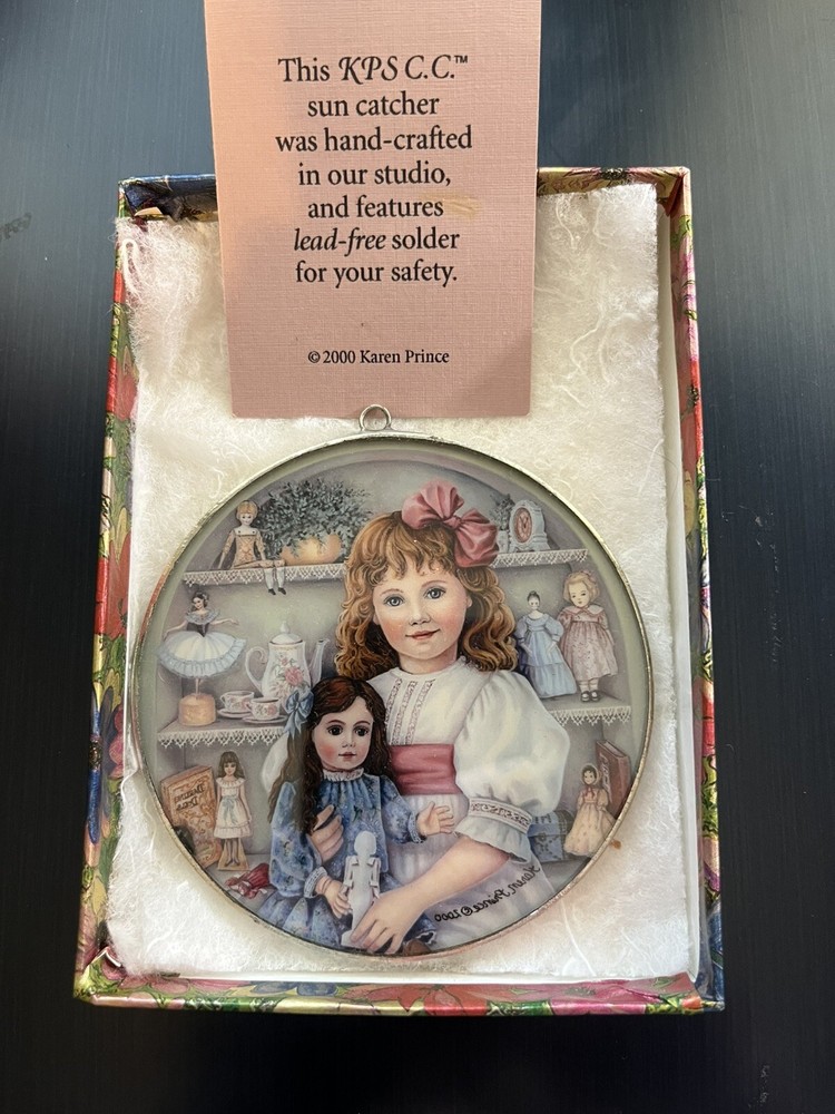 Handcrafted Sun Catcher Featuring Dolls