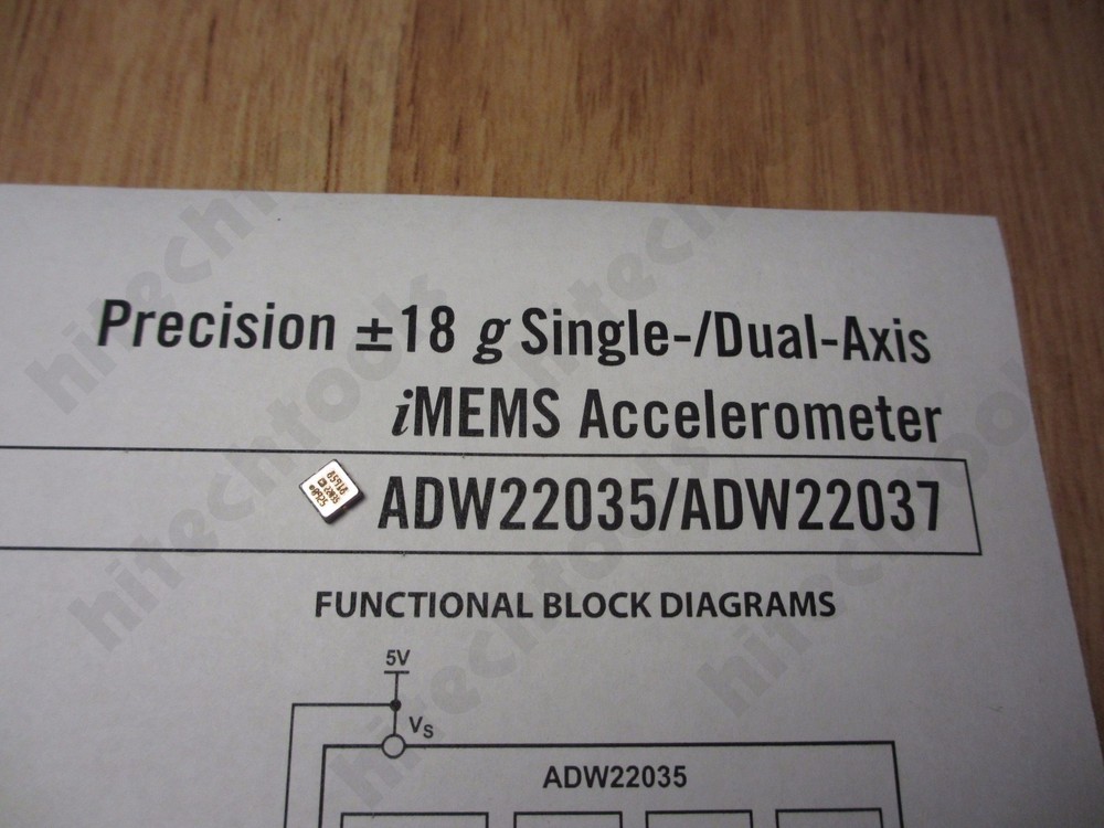 1pc Analog Devices AD22035Z high precision 18g single axis accelerometer   USA