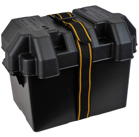 Marine Battery Boxes Large Handles Rolled Edges RV Camping Solar Box 24 Series