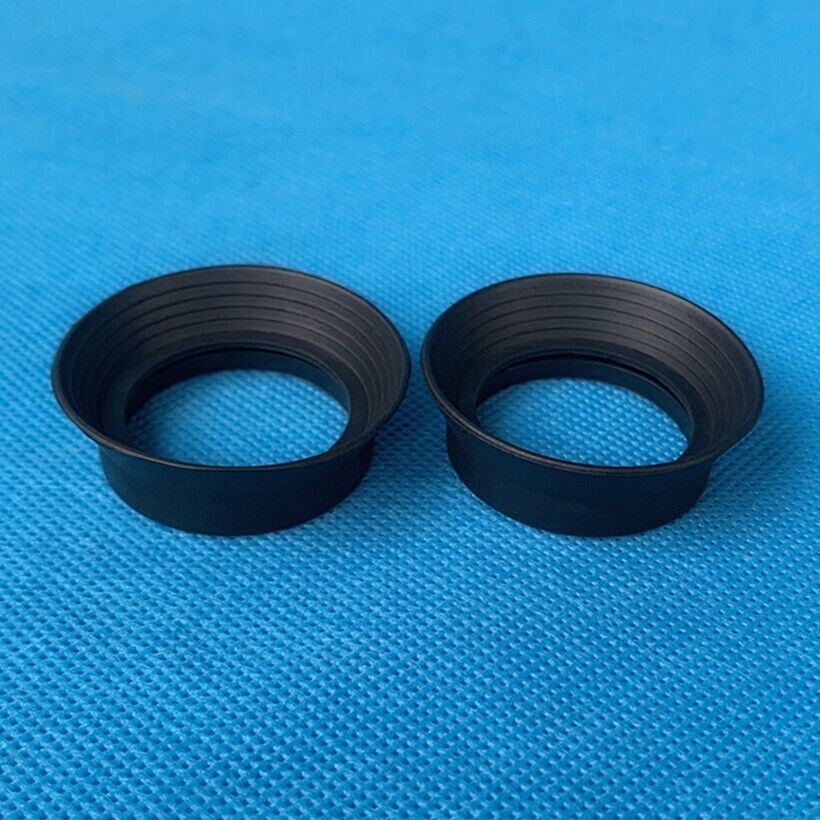2 pc Binocular Microscope Eyepiece Cup Rubber Eye Lens Guard Shield for 29-36mm