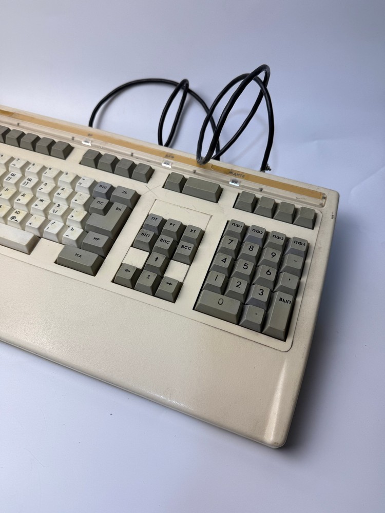Vintage Soviet PC Computer Keyboard KM-035 USSR