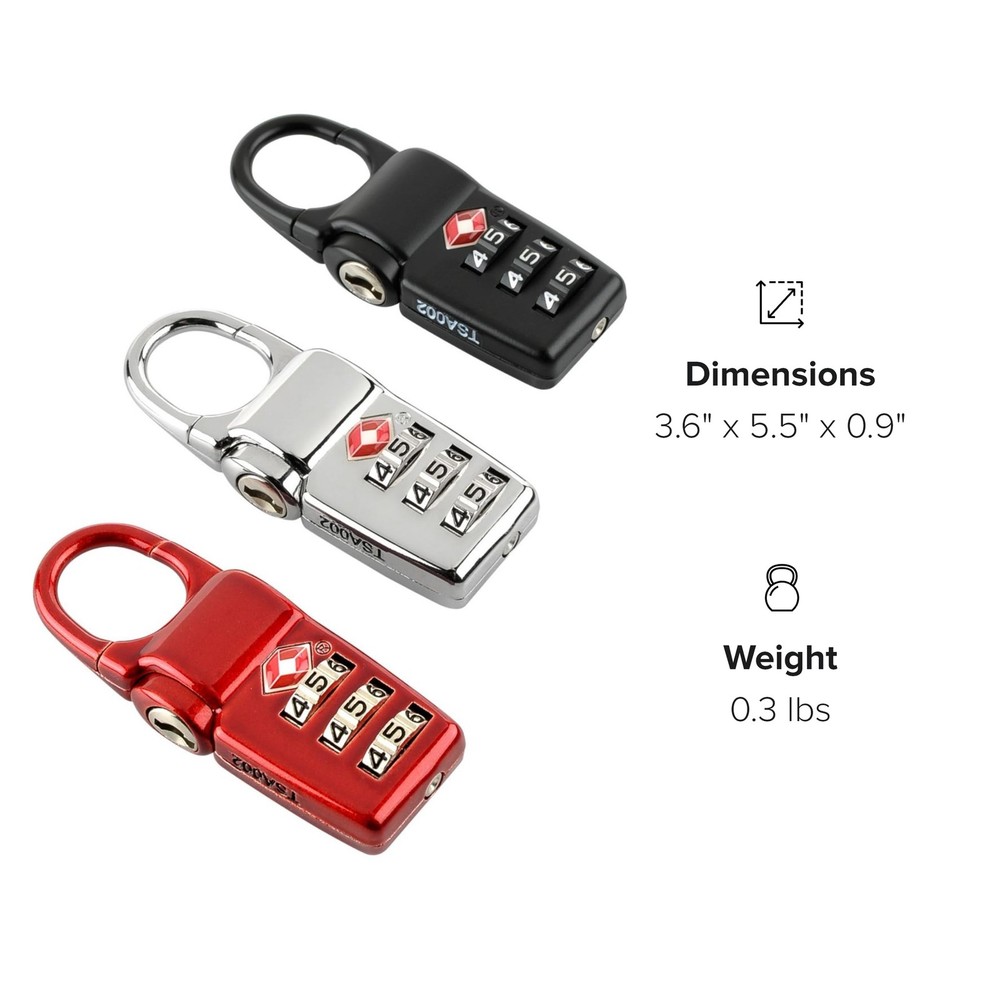 TUMI TSA Lock Box Combination Lock for Luggage & Backpack TSAApproved Lock...