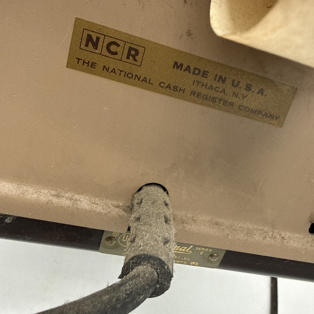 Vintage NCR Adding Machine Untested For Parts Only