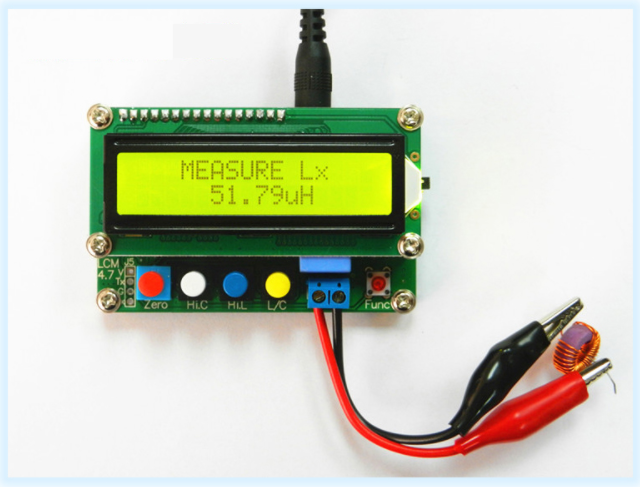 LC100-A Digital L/C Inductance Capacitance LCD Display Meter High Precision