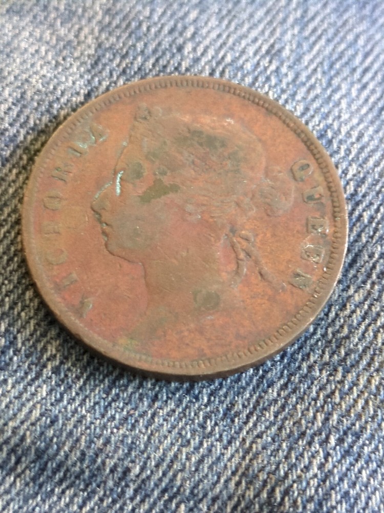 1885 Straits Settlements 1 Cent