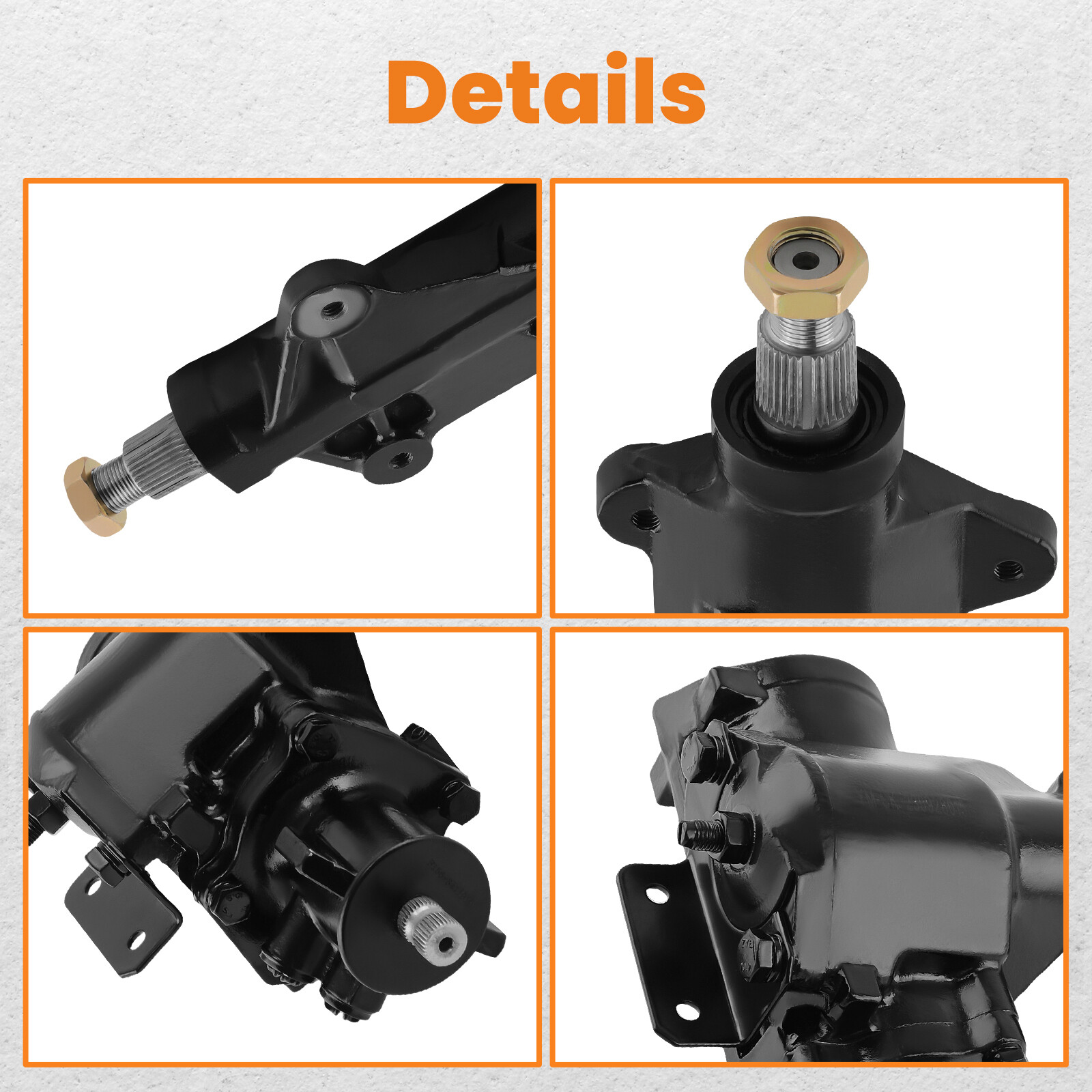 Power Steering Gear Box for Ford F-100 F-150 F-250 F-350 1968-1979 RWD 27-7504